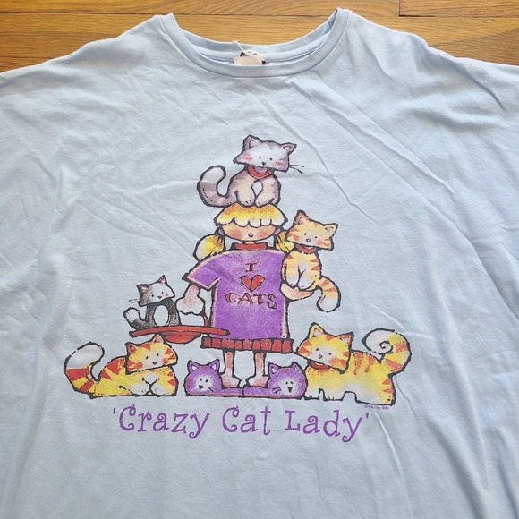 Toast and Jammies Intimates & Sleepwear Vintage 99s2000s Crazy Cat